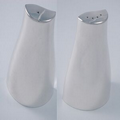 Salt and Pepper Set with Brushed Metal Finish (Laser Engraved)